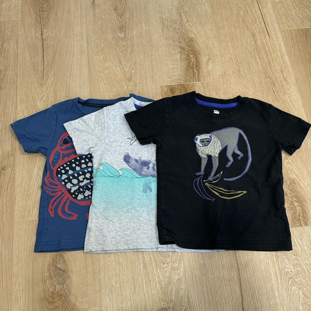 Tea Collection Boys Short Sleeve Shirt T-Shirt Bundle 3T